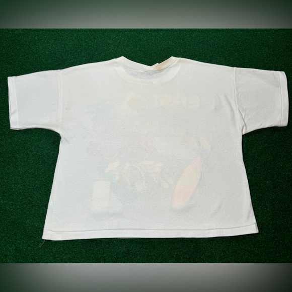 Vintage 80s RARE Pepsi Cola Surf Surfer Women’s Small Beach Crop Top T Shirt - Picture 5 of 9